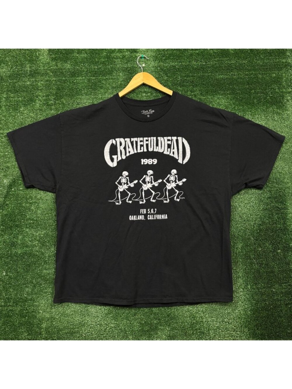 Grateful Dead Oakland California 1989 Rock Band T-Shirt Size XXL